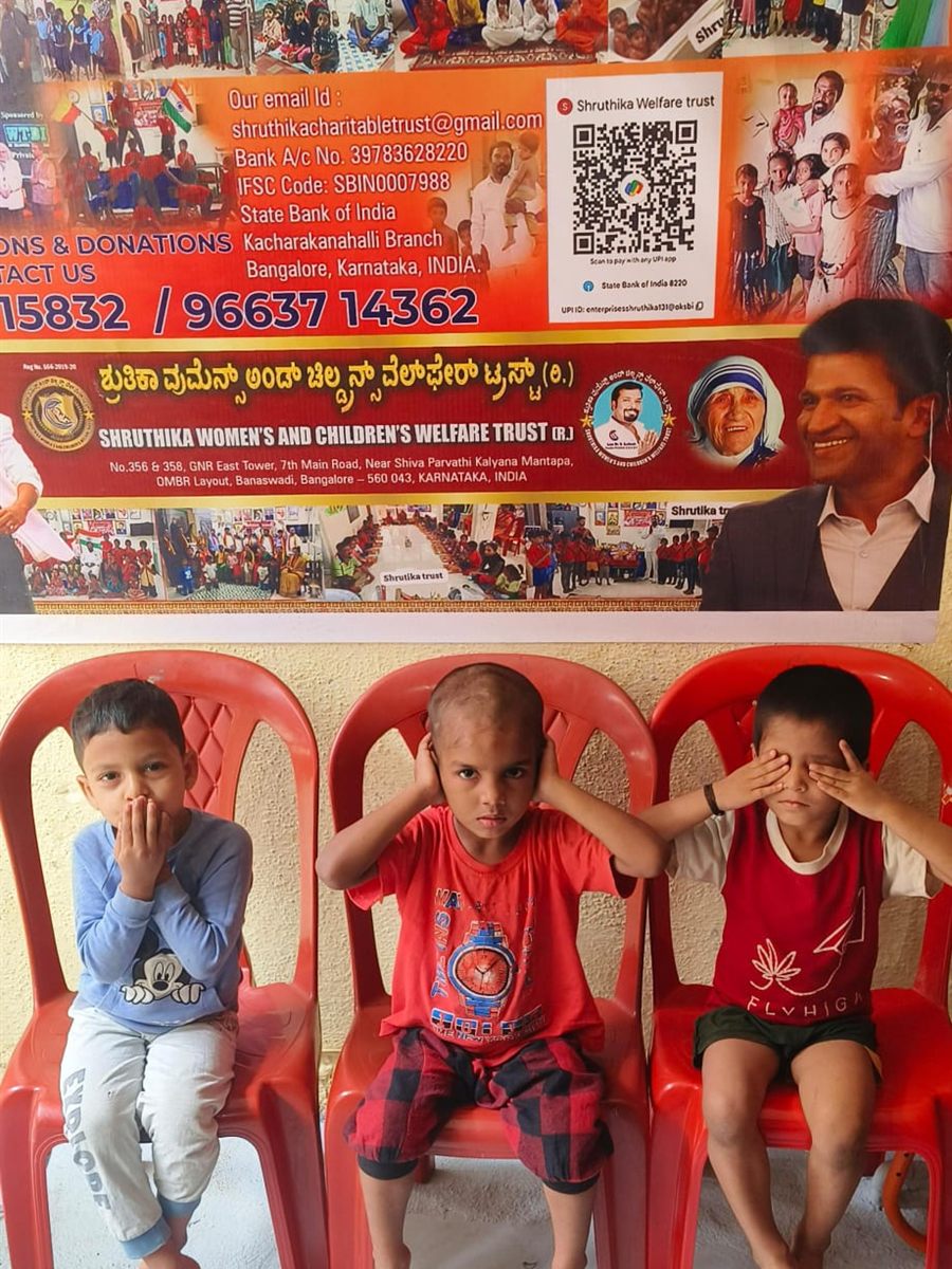 Children of the trust holding their certificates
