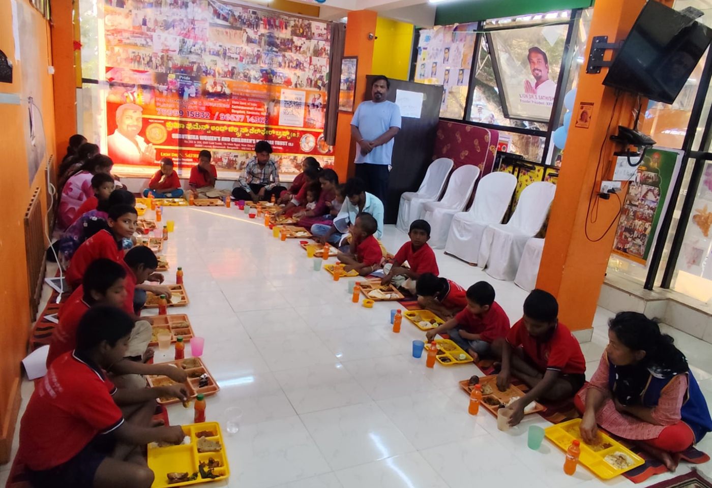 Children supported by the Shruthika Women's and Children's Welfare Trust