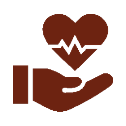 Hands holding a heart